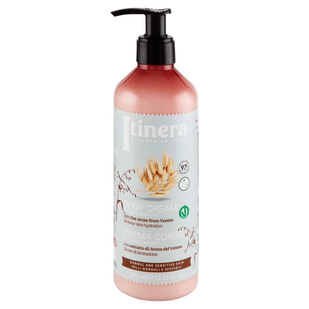 Itinera Crema Corpo Ultra Comfort con estratto di Avena del Veneto 370 ml